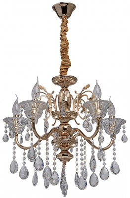 

Люстра подвесная MW-light Селена 482013105 5*40 W Е14 220 V, Золотой