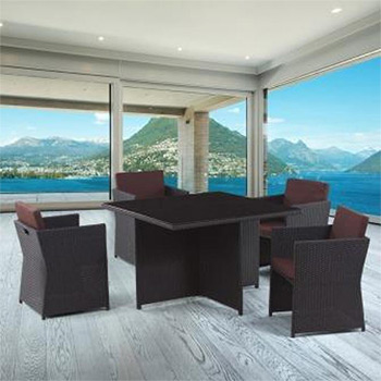 

Комплект мебели Афина, T 300 A/Y 300 A-W 53 Brown 4Pcs