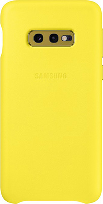 

Чехол (клип-кейс) Samsung, S 10 e (G 970) LeatherCover yellow EF-VG 970 LYEGRU