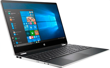 

Ноутбук HP, Pavilion x360 15-dq0000ur i3 (6PS44EA) серебристый