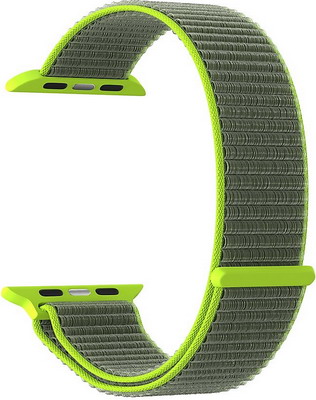 

Ремешок для часов Lyambda для Apple Watch 38/40 mm VEGA DS-GN-02-40-2 Gray-green