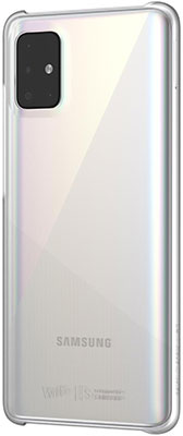 

Чехол (клип-кейс) Samsung Galaxy A51 WITS Premium Hard Case прозрачный (GP-FPA515WSATR)