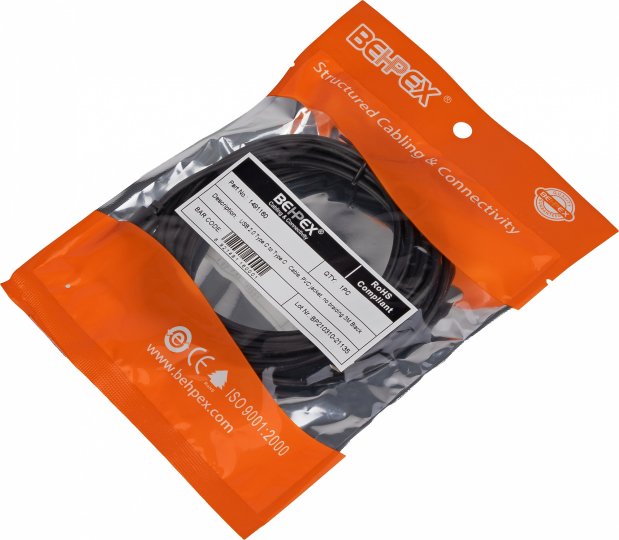 

Кабель Noname USB Type-C (m)-USB Type-C (m) 3м черный