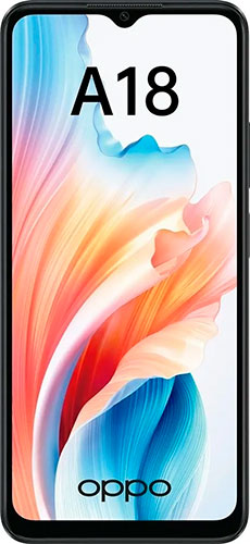 Смартфон OPPO A18 4+128 GB Черный