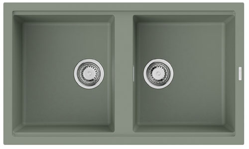 фото Кухонная мойка omoikiri kitagawa 86-2-wg artceramic/wind green (4993731)