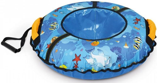 

Тюбинг Ника принтованный (ТБ2К-70) с рыбками, Синий