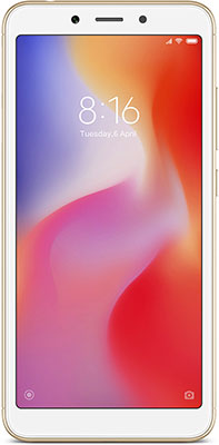 

Смартфон Xiaomi, Redmi 6 4/64Gb золотой
