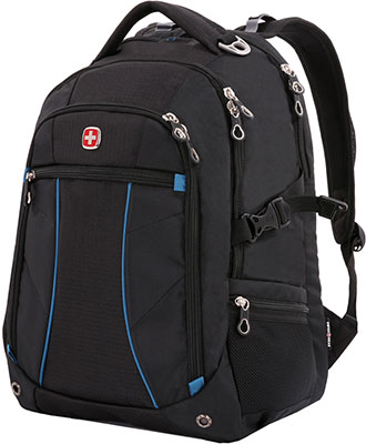 

Рюкзак Swissgear 15" чёрный/синий полиэстер 900D/рипстоп 36x19x47 см 32 л SA3118203408