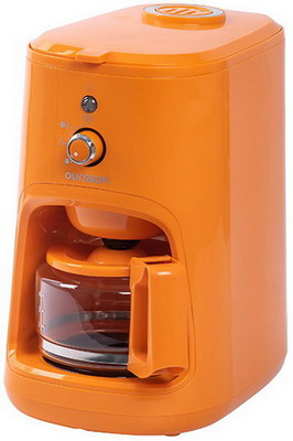 Кофеварка Oursson CM0400G/OR (Оранжевый) кофеварка капельная oursson cm0400g iv