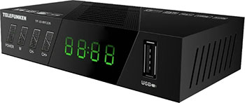 

Цифровой телевизионный ресивер Telefunken, TF-DVBT 226 черный