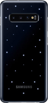 

Чехол (клип-кейс) Samsung, S 10+ (G 975) LED-Cover black EF-KG 975 CBEGRU