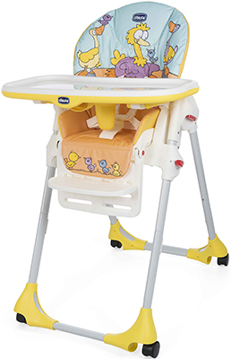 

Стульчик для кормления Chicco, Polly 2-in-1 Easy (Birdland) 4 колеса