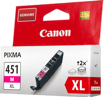 Картридж Canon CLI-451 M XL 6474 B 001 Пурпурный