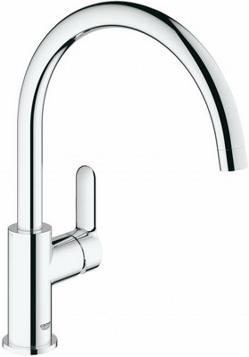 Кухонный смеситель Grohe BauEdge хром 31367000 фото