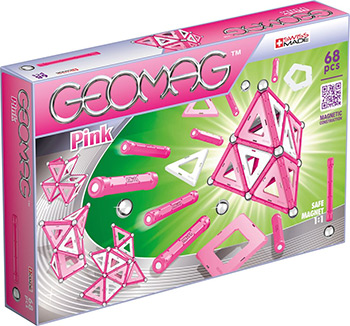 

Конструктор Geomag, (Pink 68 дет.) 342