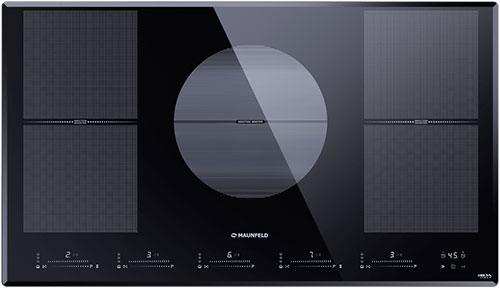 фото Встраиваемая электрическая варочная панель maunfeld cvi905sfbk lux