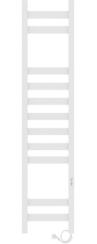 фото Полотенцесушитель электрический laris флавиа, чк, п11, 200х1000, белый муар, правое подключение (73207653)