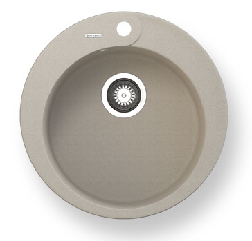 Изображение товара Кухонная мойка Pyramis ALINIA RONDO из искусственного гранита беж