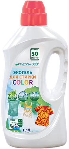 

Экогель для стирки Тысяча озер color, 1 л (1878)