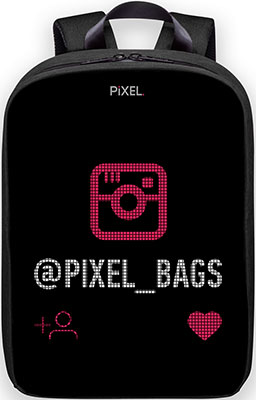 

Рюкзак с LED-дисплеем Pixel, PLUS - BLACK MOON черный (PXPLUSBM01)