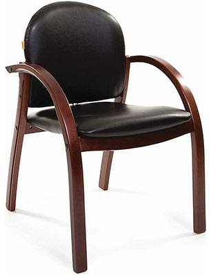 

Офисное кресло Chairman, 659 PU 3816-12 черный глянцевый/тем. орех