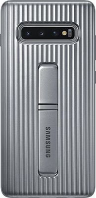 

Чехол (клип-кейс) Samsung, S 10+ (G 975) ProtectiveStanding silver EF-RG 975 CSEGRU