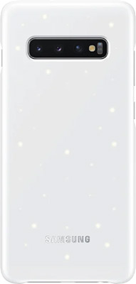 

Чехол (клип-кейс) Samsung, S 10+ (G 975) LED-Cover white EF-KG 975 CWEGRU