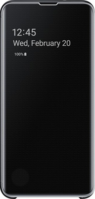 

Чехол (флип-кейс) Samsung, S 10 e (G 970) ClearView black EF-ZG 970 CBEGRU
