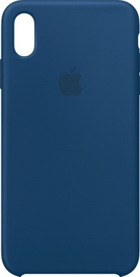 Чехол (клип-кейс) Apple Silicone Case для iPhone XS Max цвет (Blue Horizon) морской горизонт MTFE2ZM/A