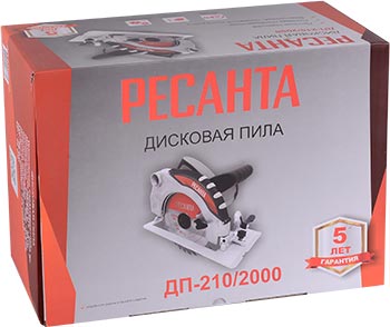 Дисковая (циркулярная) пила Ресанта ДП-210/2000