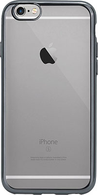

Чехол (клип-кейс) Eva, для Apple IPhone 6/6s - Прозрачный/Черный (IP8A010B-6)