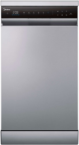 

Посудомоечная машина Midea MFD45S350Si, Серебристый