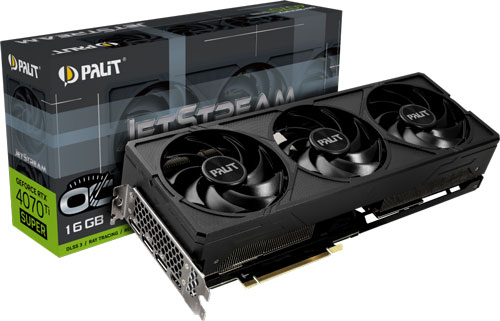 фото Видеокарта palit geforce rtx 4070 ti super jetstream oc 16gb (ned47tss19t2-1043j)