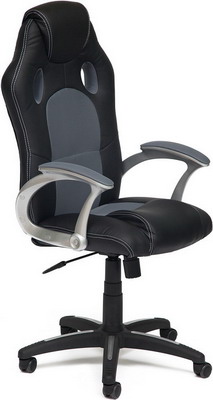 

Кресло Tetchair, RACER кож/зам/ткань черный/серый 36-6/12