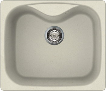 

Кухонная мойка Elleci, FOX 200 granitek (62) Bianco Antico LGF 20062