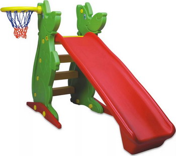 Пластиковая горка с баскетбольным кольцом King Kids KK_KS 9061 pilsan горка комплекс и баскетбольным кольцом с 1 года
