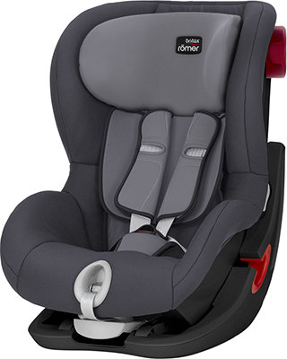 Автокресло Britax Roemer King II Black Series Storm Grey Trendline 2000027559 автокресло britax romer king ii black series wine rose trendline