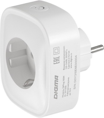 

Wi-Fi розетка Digma, DiPlug 160M