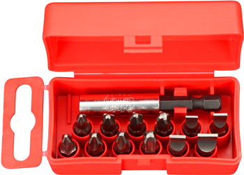 

Набор бит Felo, 12 шт серия Profi с держателем бит 02091016