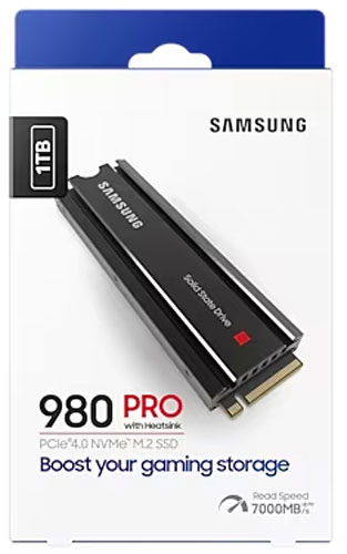 SSD накопитель Samsung M.2 980 PRO 1000 Гб PCIe 4.0 MZ-V8P1T0CW
