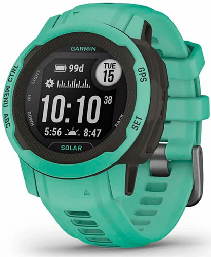 фото Часы garmin instinct 2s solar neo tropic, с технологией солнечной зарядки (010-02564-02)