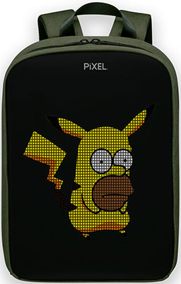 

Рюкзак с LED-дисплеем Pixel PLUS - MIDNIGHT GREEN тёмно-зелёный (PXPLUSMG01)