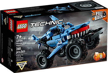 Конструктор Lego Technic Monster Jam™ Megalodon™ 42134 lego technic полноприводный грузовик внедорожник mercedes benz zetros 42129