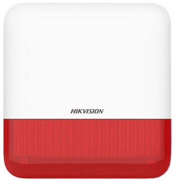 Оповещатель комбинированный радиоканальный Hikvision AX PRO SirenOut Red (DS-PS1-E-WE Red)