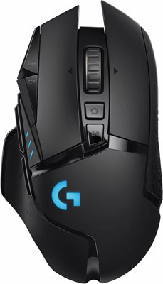 Мышь беспроводная игровая Logitech G502 Lightspeed (910-005571/910-005567/910-005568) черный