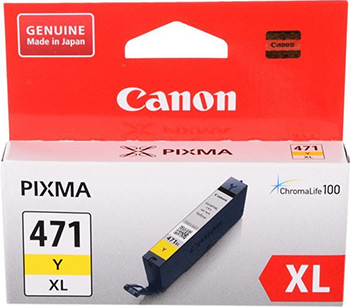 Картридж Canon CLI-471 XL Y 0349 C 001 Жёлтый