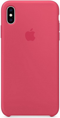 

Чехол (клип-кейс) Apple, Silicone Case для iPhone XS Max цвет (Hibiscus) красный каркаде MUJP2ZM/A