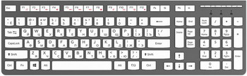 

Клавиатура RSQ, RSQ-KBWD-002-GR