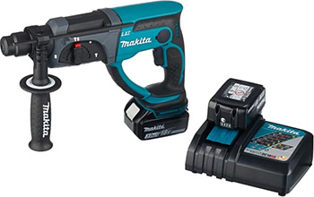 

Перфоратор Makita, DHR202RFE аккум. (кейс в комплекте)