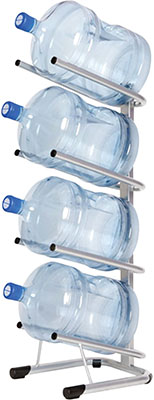 Стеллаж для хранения воды HotFrost на 4 бутыли металл серебристый 250900402 290963